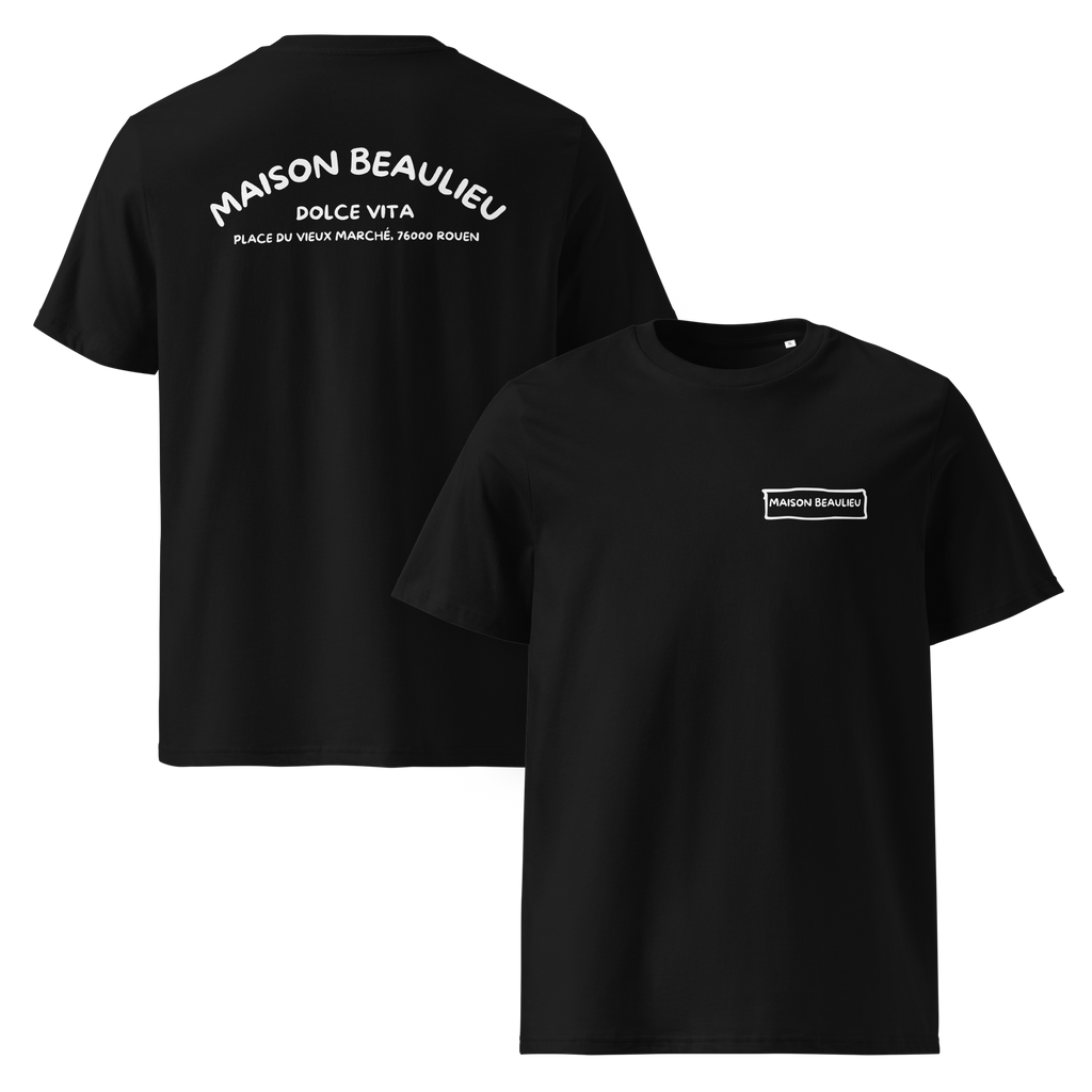 T-shirt signature Maison Beaulieu Noir