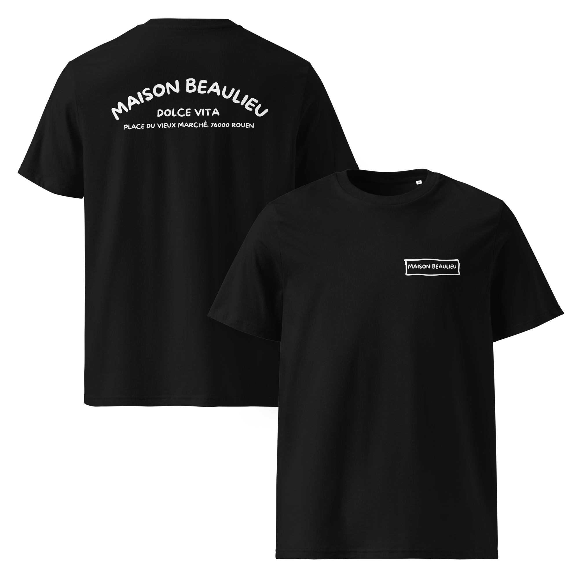 T-shirt signature Maison Beaulieu Noir