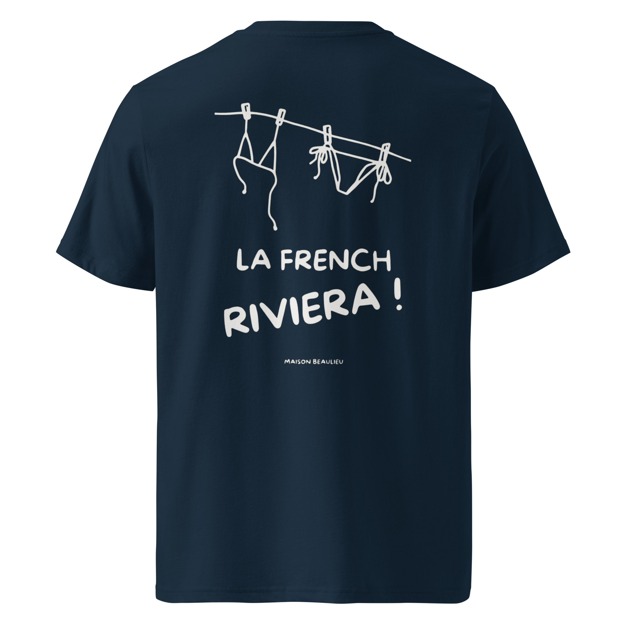 T-shirt La French Riviera ! Bleu