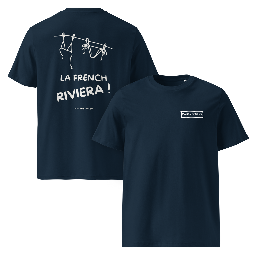 T-shirt La French Riviera ! Bleu