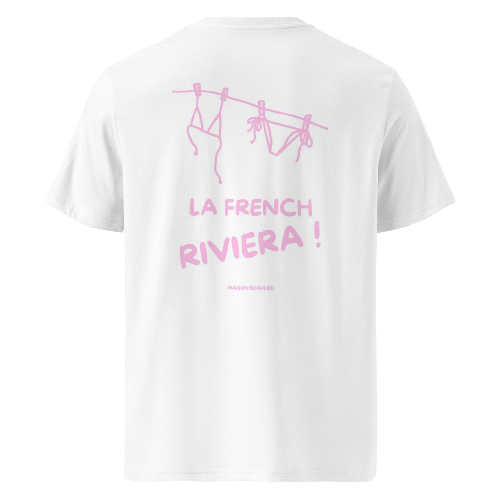 T-shirt La French Riviera ! Rose