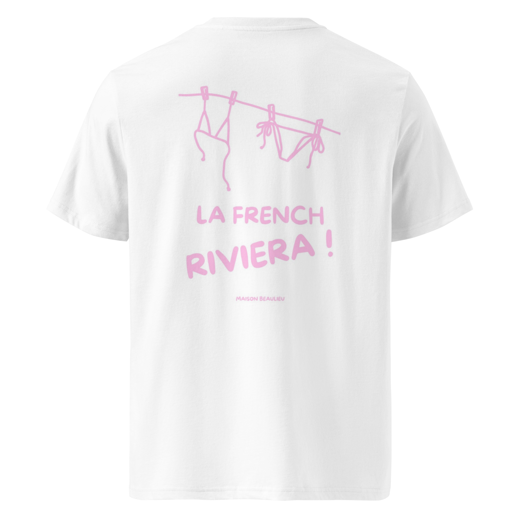 T-shirt La French Riviera ! Rose