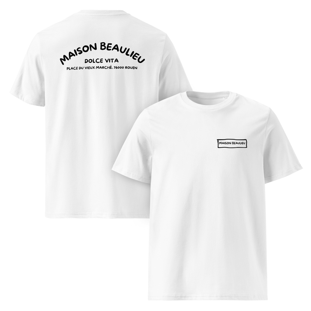 T-shirt signature Maison Beaulieu Blanc